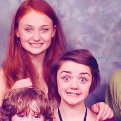 Maisie Williams asked Twitter to send her throwback pics with Sophie Turner, and the cuteness is unbearable