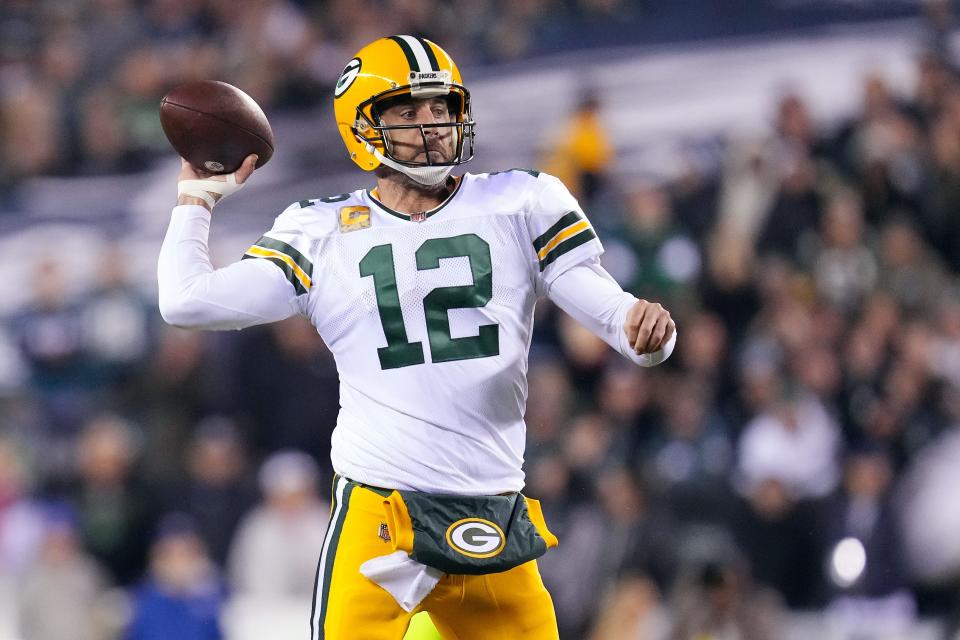 Packers quarterback Aaron Rodgers said he plans to play against the Chicago Bears on Sunday after receiving "good news" on his scans following an injury to his ribs against the Philadelphia Eagles last week.