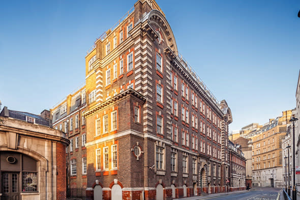 Pictured is the former Great Scotland building in Whitehall.  The site of the first Met Police station where officers hunted Jack the Ripper is to be transformed into a five-star hotel with GBP10,000-A-NIGHT rooms.  See SWNS story SWPOLICE.  Great Scotland Yard in Whitehall was the headquarters of London?s newly formed police force from 1829 to 1890.   Officers investigated Jack the Ripper and the Plaistow murders from the base while Charles Dickens and Arthur Conan Doyle would regularly write about the top cop shop.  It later became a library for the Ministry of Defence but it was revealed yesterday (Sun) the Crown estate had struck a deal with a property developer to turn it into a super-posh hotel.   The Galliard Group has acquired a 125 year lease on the seven-storey building and plan to turn it into a GBP100 million hotel with 235 bedrooms and suites.  It will boast a grand entrance foyer, winter garden lounge, signature restaurant, cocktail bar and lounge, second lounge, library, 120 seater main conference room/ballroom, meeting rooms and function/private dining rooms.   There will also be special super-VIP suites for the richest of the rich - with the rooms costing a whopping GBP10,000 a night and putting them amongst the most expensive in the world.