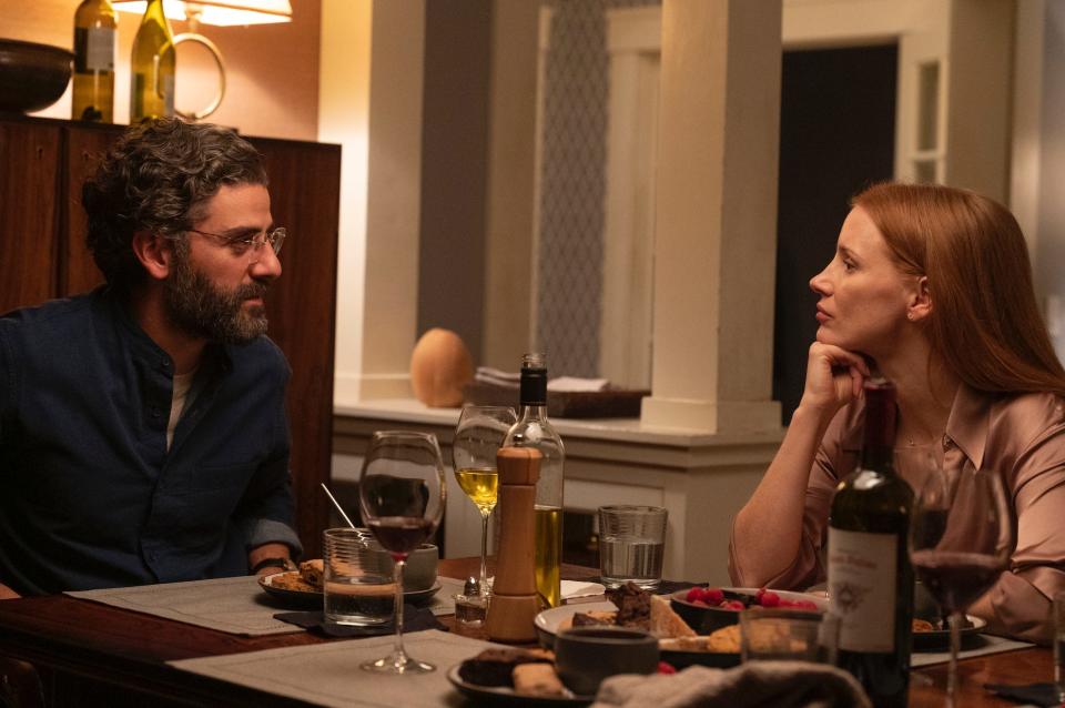 Oscar Isaac and Jessica Chastain in "Scenes From a Marriage."