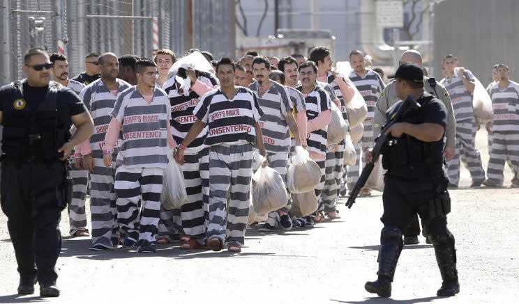 Paul Penzone, who defeated Sheriff Joe Arpaio in the November election announced on Feb. 17, 2017, that he was ending a policy that keeps immigrants locked up in his jails past their release date, to give federal authorities extra time to launch deportation proceedings. (Photo: Ross D. Franklin, File/AP)