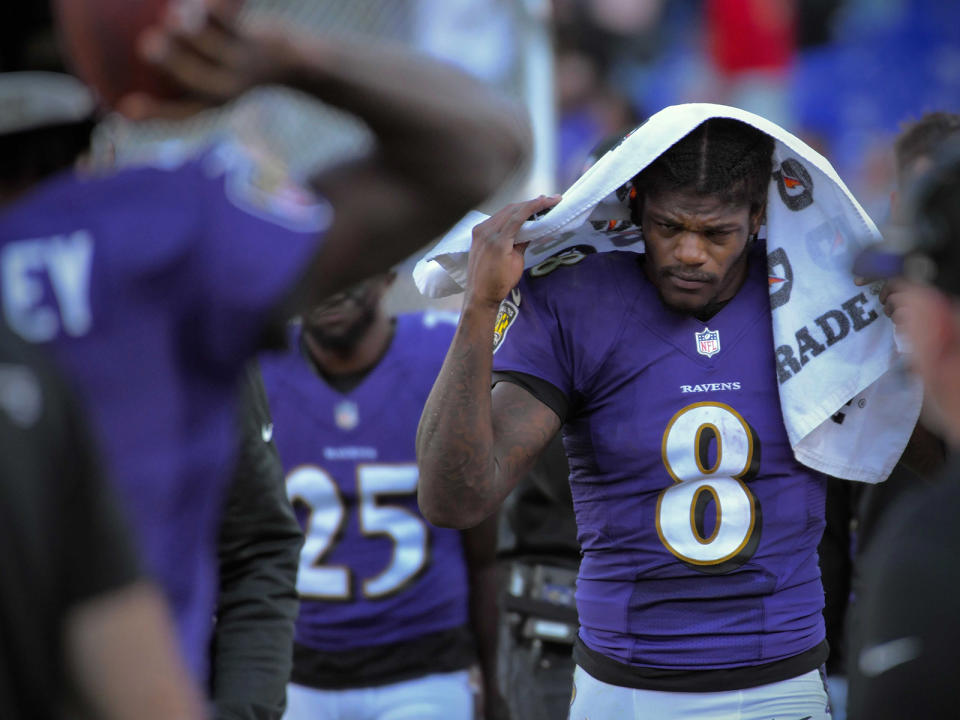 Baltimores Ravens quarterback Lamar Jackson