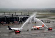 Official opening of the new Berlin-Brandenburg Airport in Schoenefeld