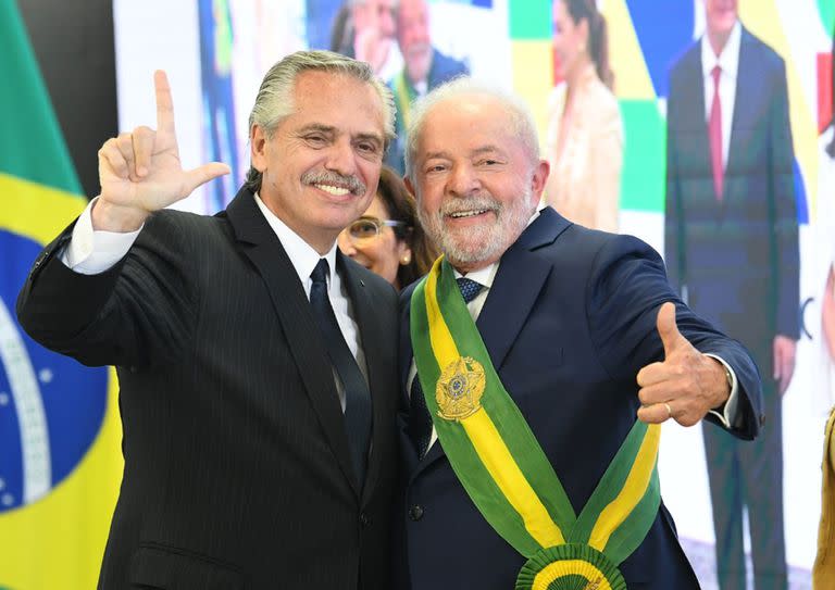 Alberto Fernández y Lula Da Silva, tras la asunción