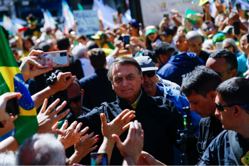 Bolsonaro has stated that only God could remove him from office (AP)