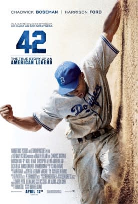 Jackie Robinson Biopic ’42′ Homers $27.3M But ‘Scary Movie 5′ Bombs With $15.1M