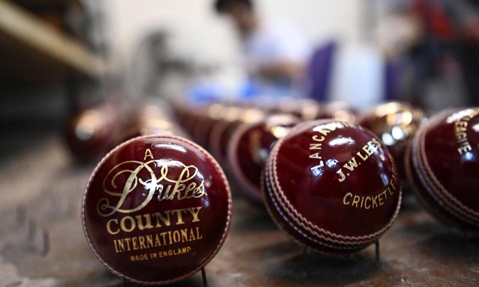 <span>British Cricket Balls Ltd has owned the Dukes imprint for 37 years. </span><span>Photograph: ANL/Shutterstock</span>