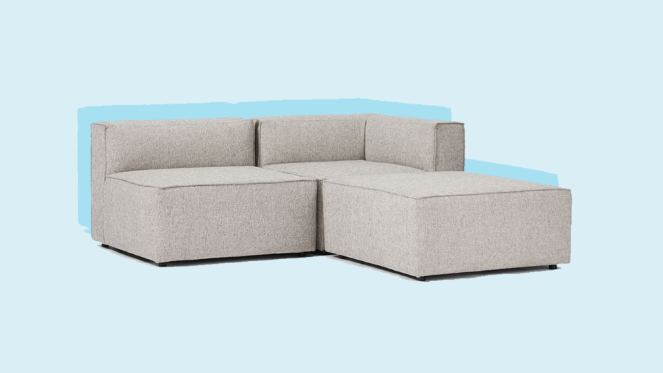 Prioritize comfort with this plush sectional sofa.