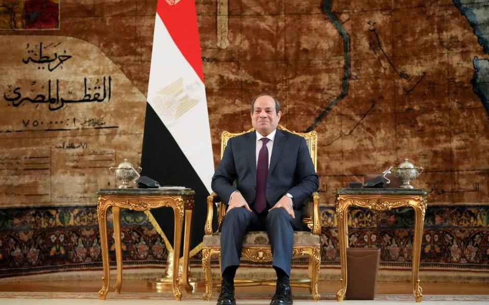 Abdel Fattah el-Sisi, the Egyptian president