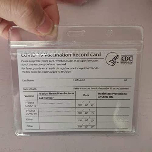 13) Cobakuey CDC Covid Vaccination Card Protector