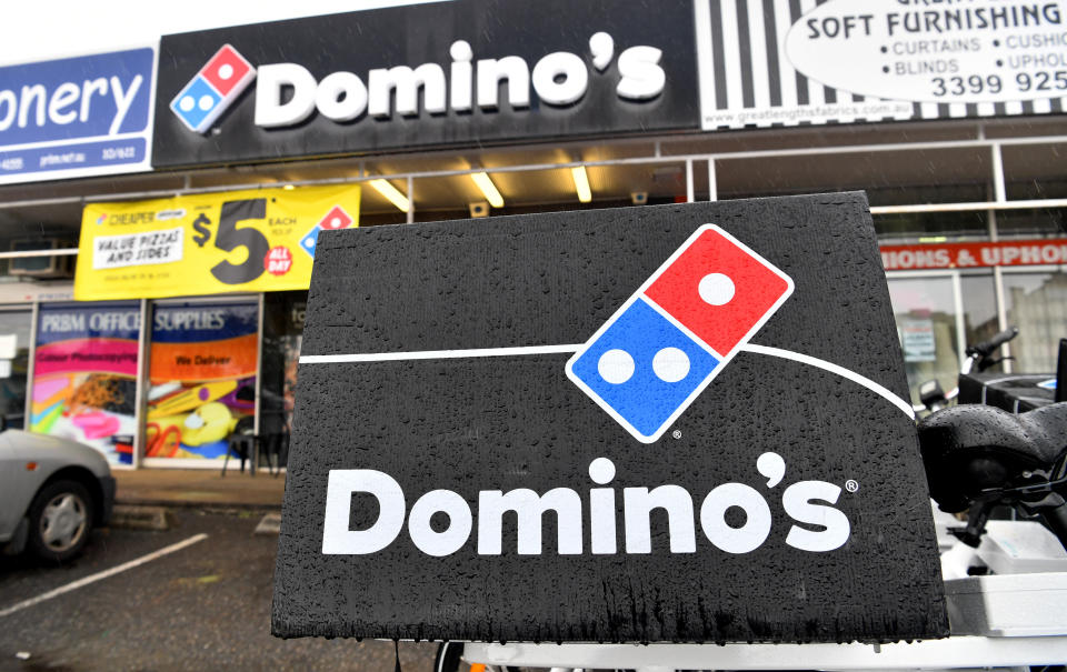 A Domino&#39;s Pizza store is seen in Brisbane. Source: AAP
