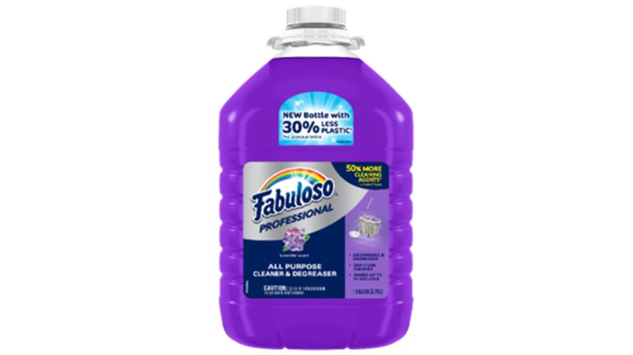 Recalled Fabuloso Professional All Purpose Cleaner & Degreaser, Lavender Scent, 1 Gallon (Photo//CPSC)