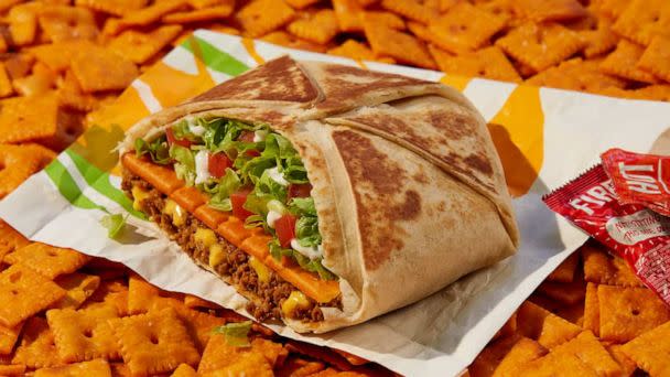 PHOTO: A new Big Cheez-It tostada for a limited-time Taco Bell menu item. (Taco Bell)