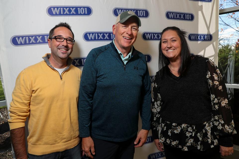 Nick Vitrano, from left, Jim Murphy and Katie Schurk have been the power trio behind WIXX-FM's "Murphy in the Morning Show" for the last 12 years. Murphy is retiring from the station after 32 years on Nov. 28, and his co-hosts have all kinds of surprises in store for him during his final on-air stretch.