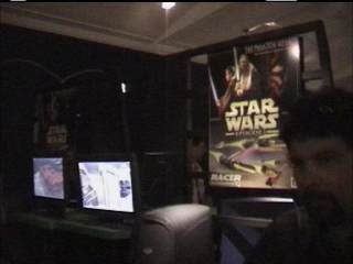 The SF premiere gala benefitting the SF Boys & Girls Club!- The nifty new SGI-sponsored Star Wars computer games on display!