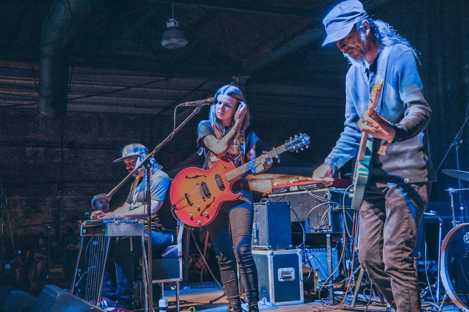 Sarah Shook & The Disarmers performs at the 2022 Savannah Stopover Music Festival on Friday, March 11.