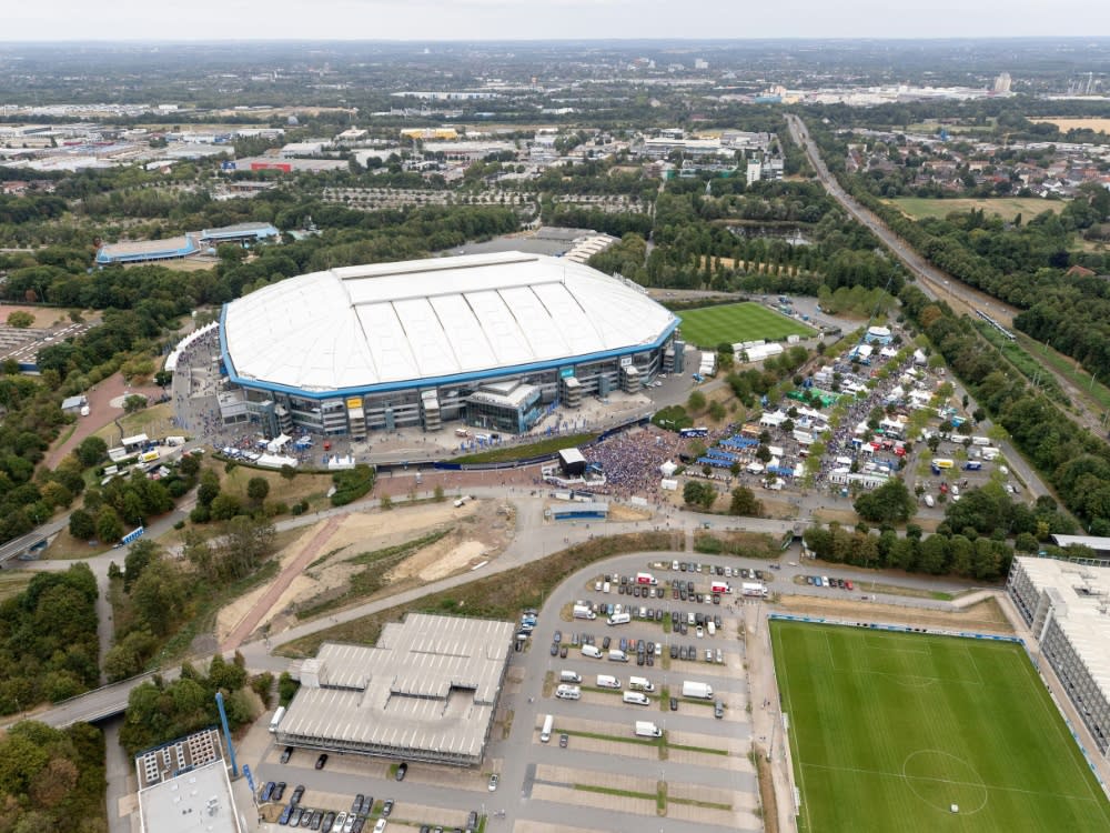 Viermal EM-Schauplatz: Gelsenkirchens Arena (RHR-FOTO / Tim Rehbein, via www.imago-images.de)