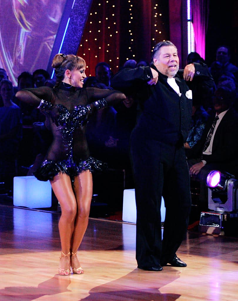 Steve Wozniak and Karina Smirnoff perform the Cha-cha to "You Ain't Seen Nothing Yet" by Bachman Turner Overdrive on "Dancing with the Stars."