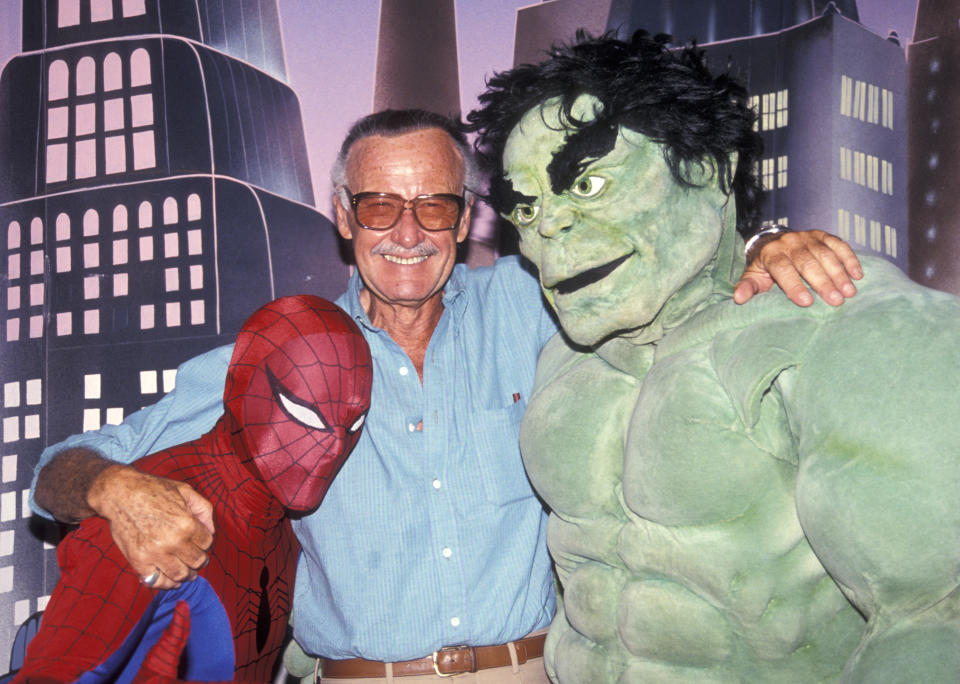 Comic book mogul Stan Lee attending 10th Annual Software Dealears Convention on July 14, 1991 at the Sands Hotel in Las Vegas, Nevada.&nbsp;