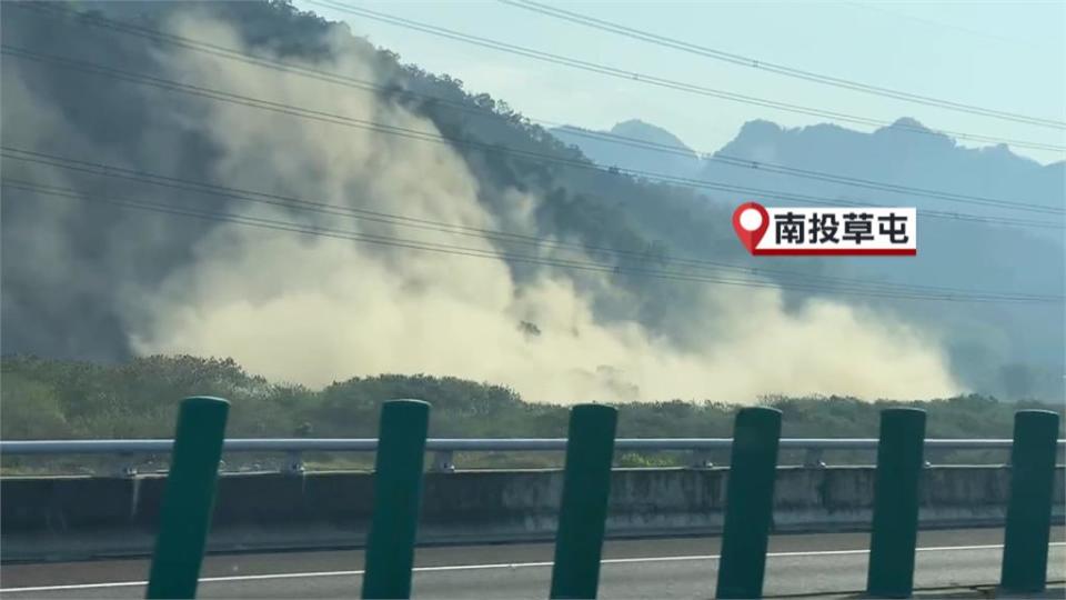 花蓮強震南投最大震度5弱　草屯九九峰、台14甲線山崩