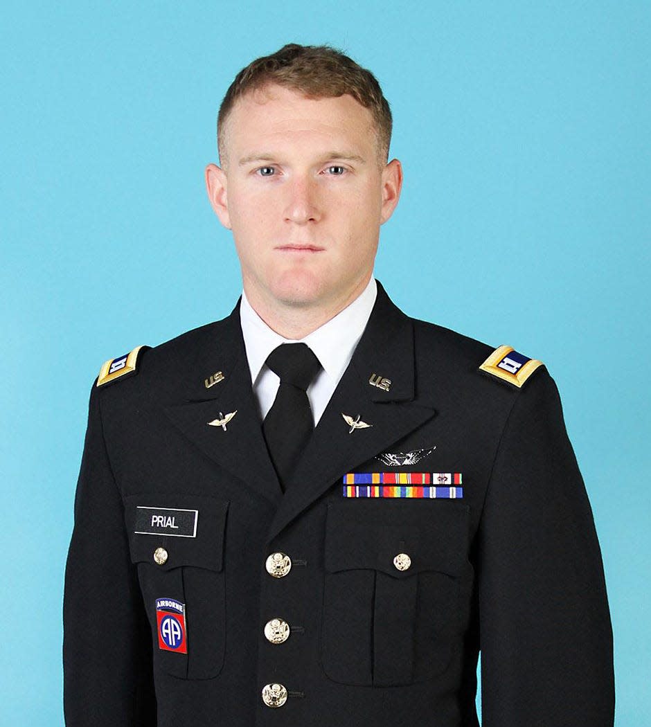 Chief Warrant Officer 2 Daniel Prial, 30, of Rochester was killed in a military helicopter crash in Mendon on Jan. 20, 2021.