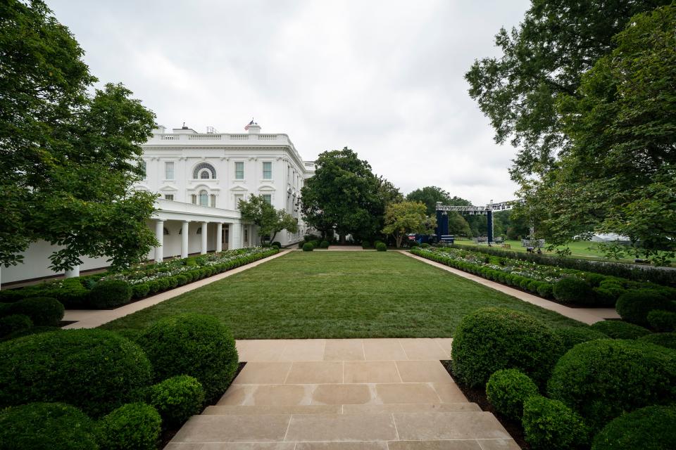 The Rose Garden after.