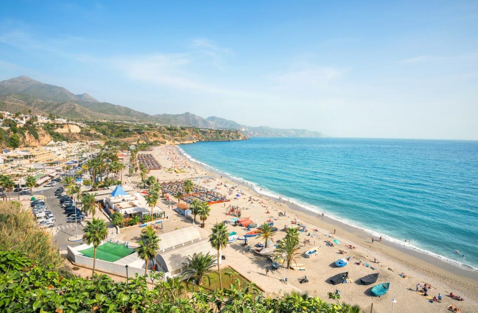 Apps have been used for crowd control on the beach in MalagaGetty Images/iStockphoto