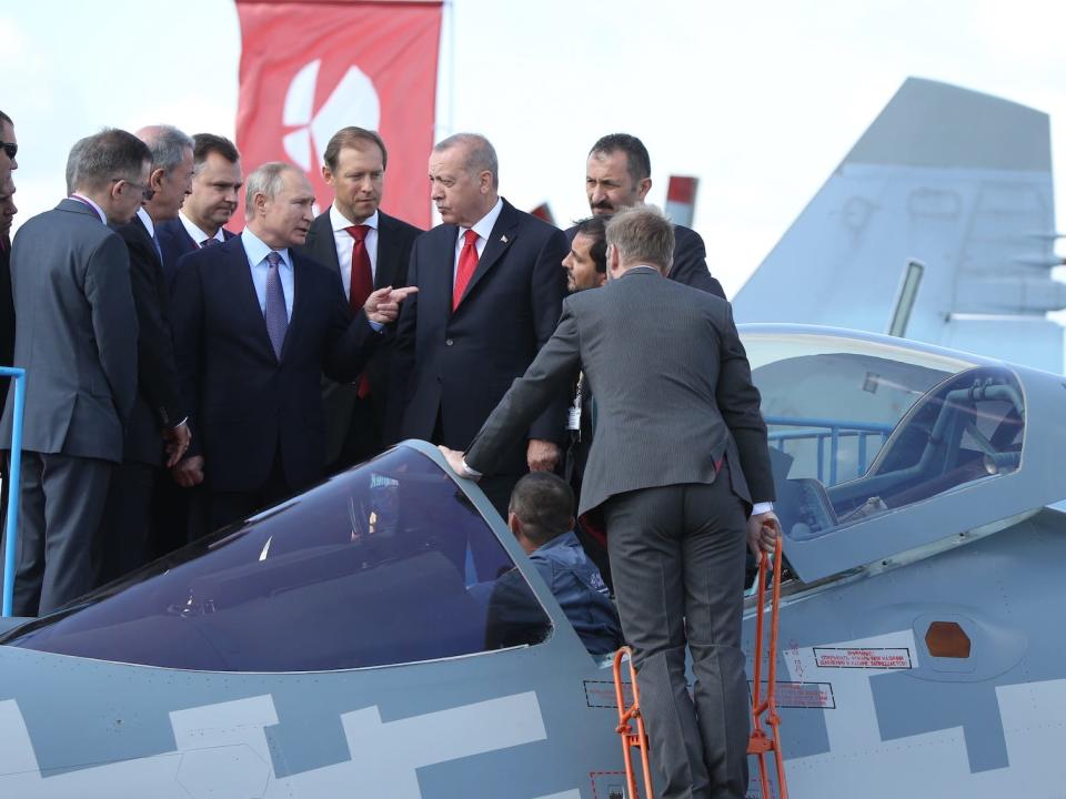 Putin Erdogan Su-57