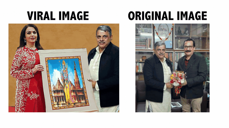 <div class="paragraphs"><p>Image of Dattatreya Hosabale, too, has been flipped and added to the viral image. </p></div>