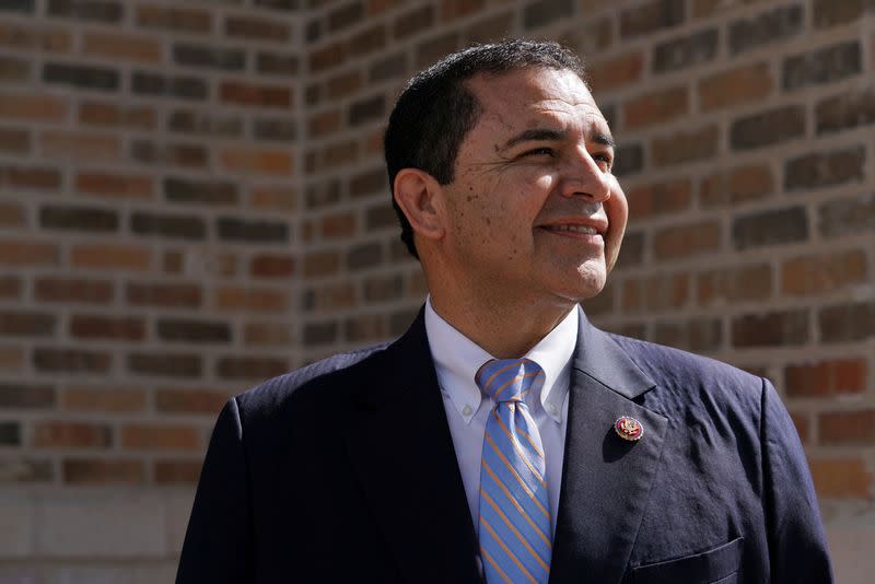 FILE PHOTO: U.S. Rep. Henry Cuellar (D-TX) poses for a photo in Laredo, Texas