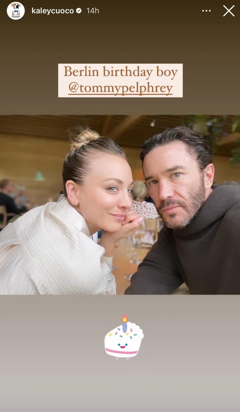 Kaley Cuoco Posts Loving Birthday Tribute for Boyfriend Tom Pelphrey: He ‘Saved Me in All the Ways'