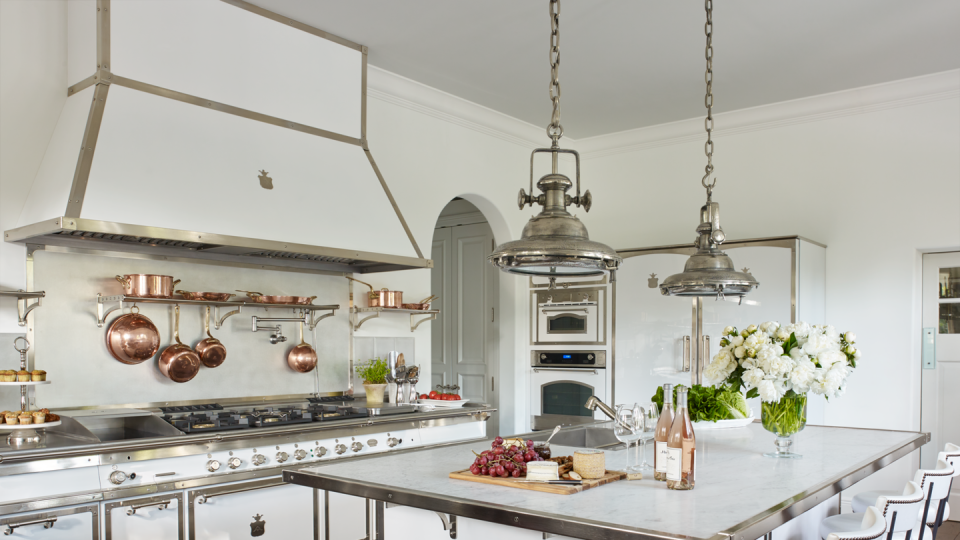 palm beach mansion kitchen