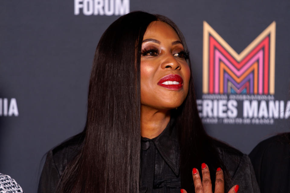 Mo Abudu at the Series Mania awards ceremony in Lille, France