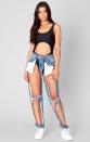 <p>Carmar’s Extreme Cut Out Jeans resemble the ghost of what a pair of jeans once were. One to save for the warmer weather, perhaps?<em> [Photo: Carmar]</em> </p>