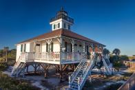 <p>Katharine Hepburn was known to vacation in this idyllic village off the Gulf Coast, on Gasparilla Island. Don't miss <a href="https://www.floridastateparks.org/parks-and-trails/gasparilla-island-state-park/port-boca-grande-lighthouse-and-museum" rel="nofollow noopener" target="_blank" data-ylk="slk:the Port Boca Grande Lighthouse and Museum;elm:context_link;itc:0;sec:content-canvas" class="link ">the Port Boca Grande Lighthouse and Museum</a>—which is adorably adorned during the holidays.</p><p><a class="link " href="https://go.redirectingat.com?id=74968X1596630&url=https%3A%2F%2Fwww.tripadvisor.com%2FTourism-g34087-Boca_Grande_Florida-Vacations.html&sref=https%3A%2F%2Fwww.housebeautiful.com%2Flifestyle%2Fg43439546%2Ftop-small-towns-in-florida%2F" rel="nofollow noopener" target="_blank" data-ylk="slk:Shop Now;elm:context_link;itc:0;sec:content-canvas">Shop Now</a></p>