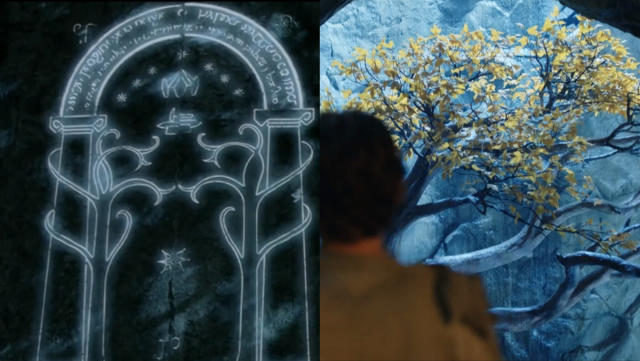 Are these the same doors that are later the Doors of Durin? :  r/LOTR_on_Prime