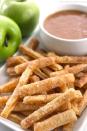 <p>This has to be one of the most exciting twists to apple pie we've ever seen. </p><p><strong>Get the recipe at <a rel="nofollow noopener" href="http://cincyshopper.com/apple-pie-fries/" target="_blank" data-ylk="slk:Cincy Shopper;elm:context_link;itc:0;sec:content-canvas" class="link ">Cincy Shopper</a>. </strong></p>