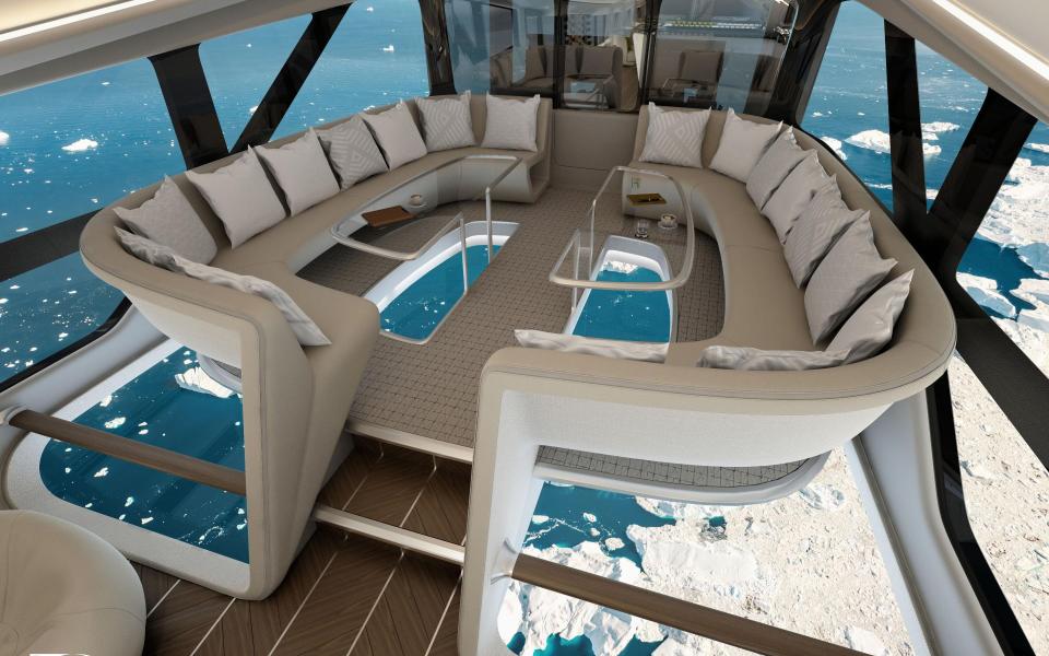 Airlander 10 cabin interior concept - Hybrid Air Vehicles