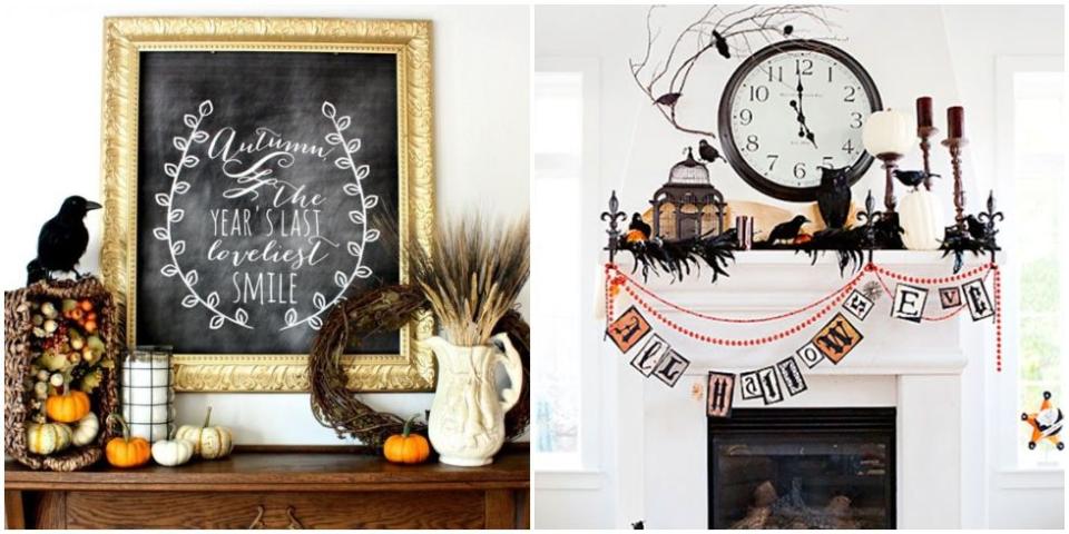Absolutely Stunning Ways to Decorate Your Mantel for Fall and Halloween