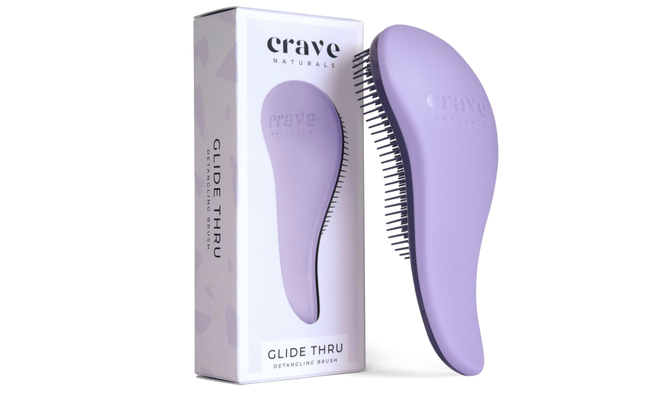 Cepillo para desenredar el pelo Glide Thru de Crave Naturals