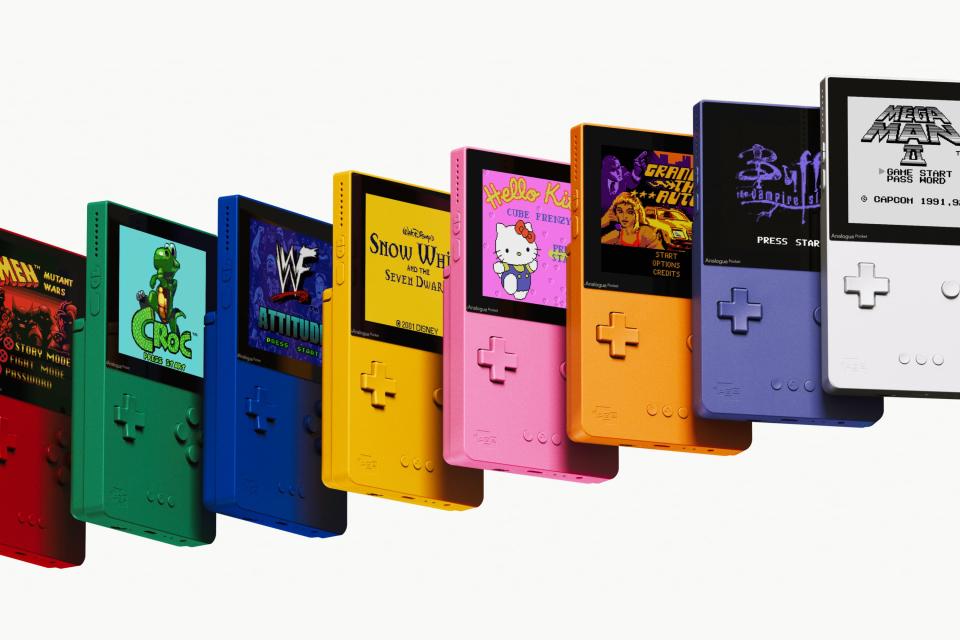 <p>Analogue Pocket Classic Limited Edition in blue, green, indigo, spice orange, pink, red, silver and yellow.</p>
