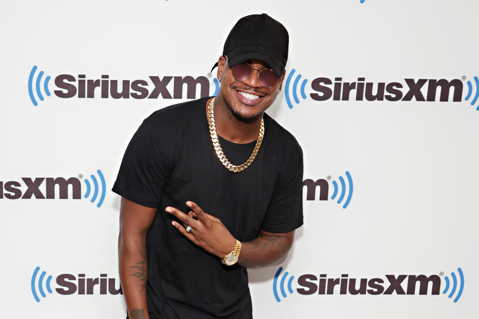 Ne-Yo visits the SiriusXM Studios on July 20, 2022 in New York City.