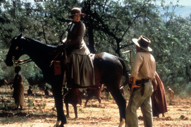 <p>Hemdale/Getty</p> Meryl Streep and Robert Redford in 'Out of Africa'