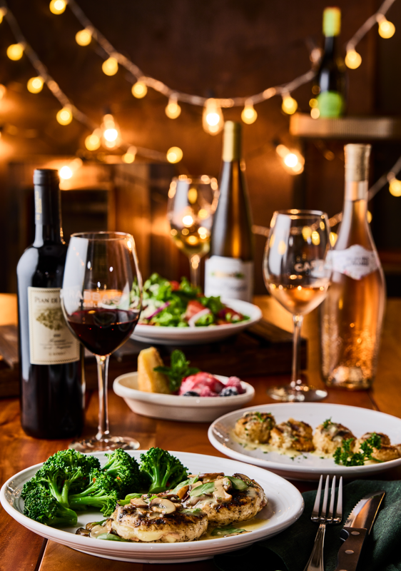 Carrabba’s Italian Grill will host two evenings of At Season’s Peak Wine Dinner on Aug. 16 and Aug. 24.