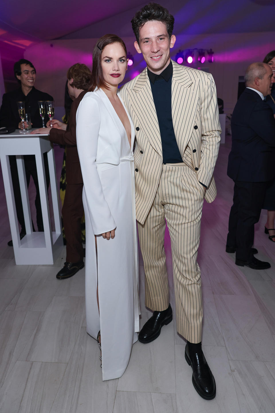 <p>Ruth Wilson and Josh O'Connor look glam at the star-studded Bulgari High Jewelry Gala on Oct. 12 at Kensington Palace in London. </p>