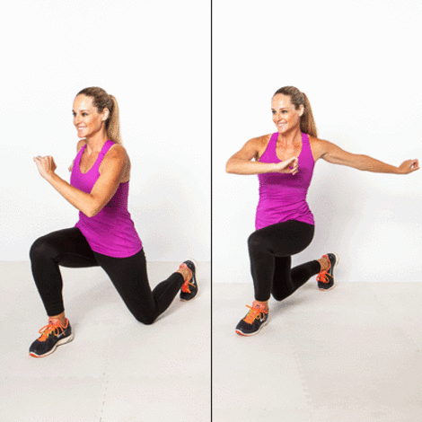 Forward and rewind lunge