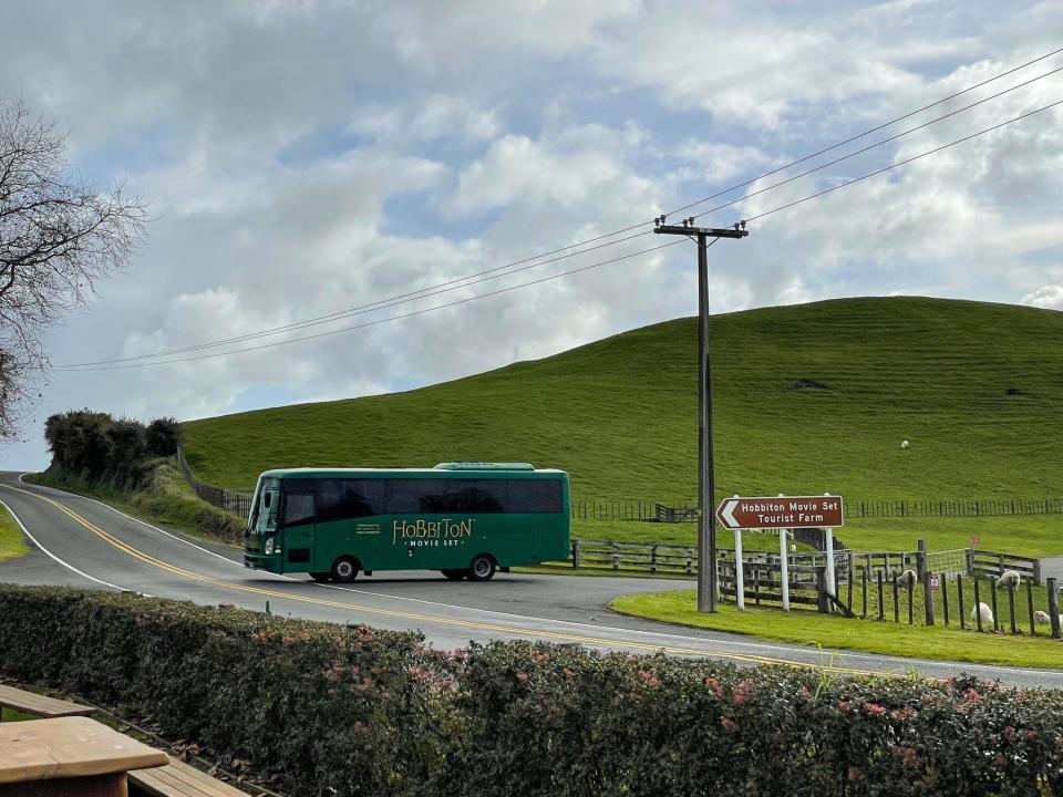 The Hobbiton Movie Set in New Zealand.