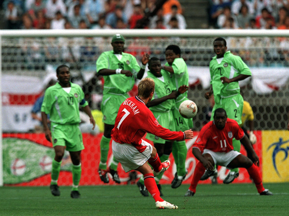 England last played Nigeria at the 2002 World Cup, drawing 0-0: Getty