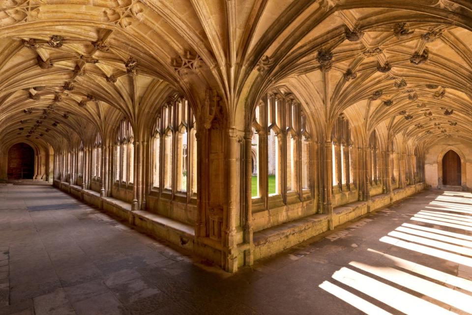 Interior Cloisters of Lacock Abbey (Shutterstock/Michael Warwick)