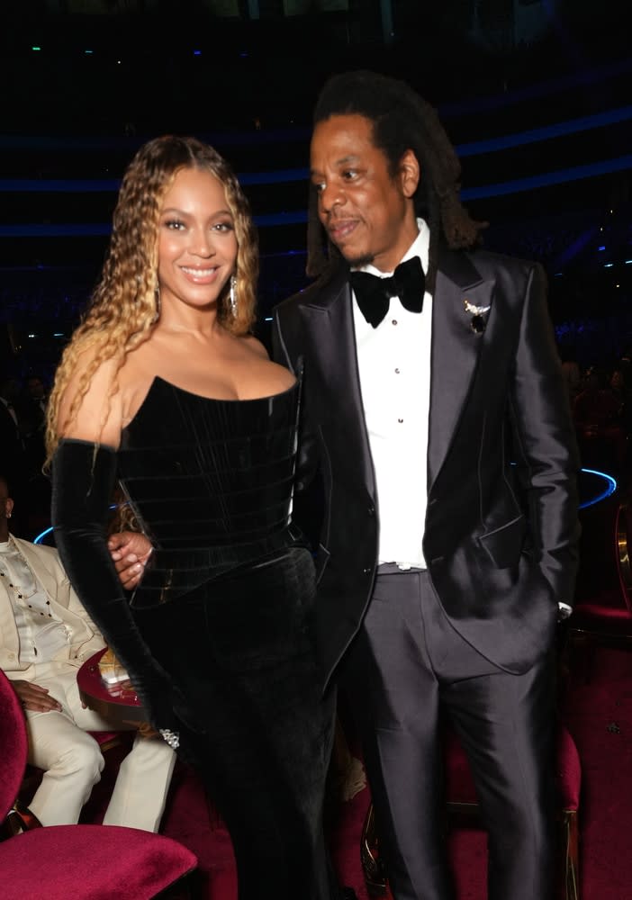 <p>Beyonc&eacute; and Jay-Z</p>